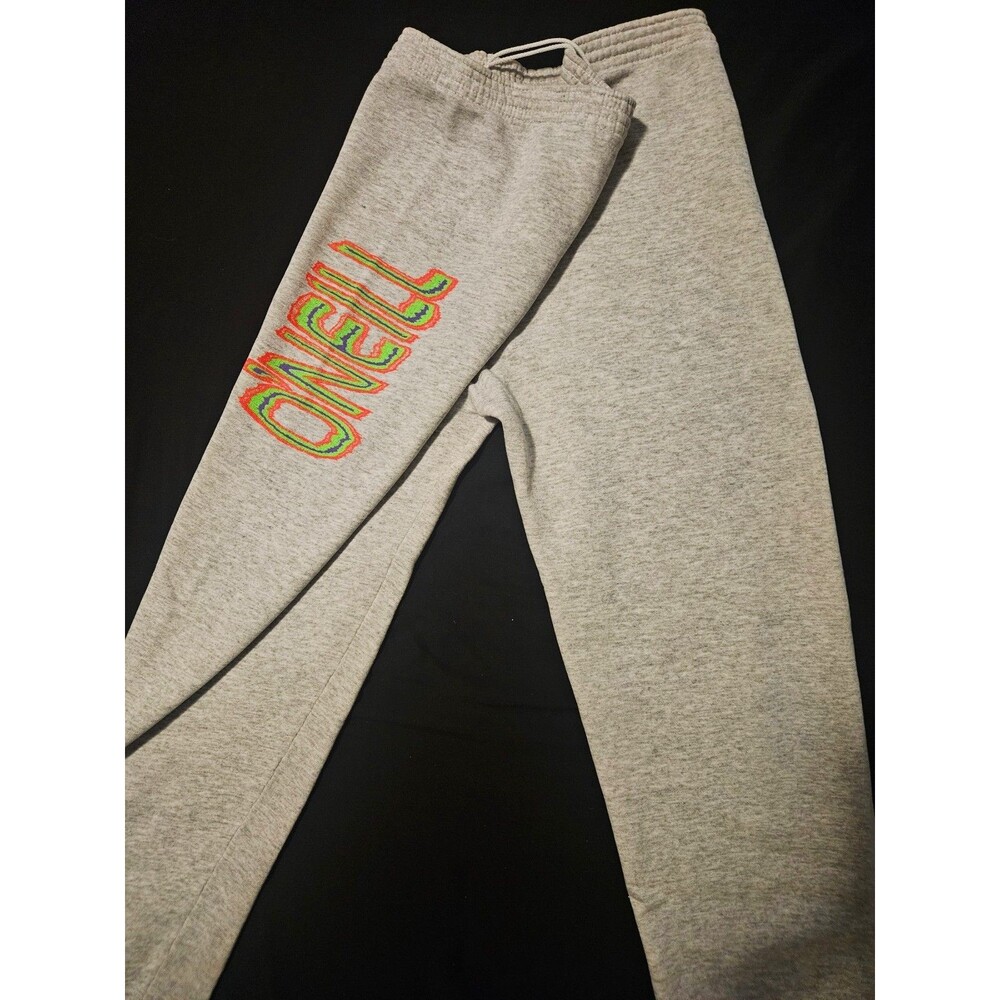 Vintage O’Neill Sweatpants Medium Neon Side Graphic 90s Surf Skate Rare Jimmy’z